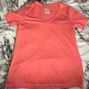 Nike Dri Fit Training Tee - Coral